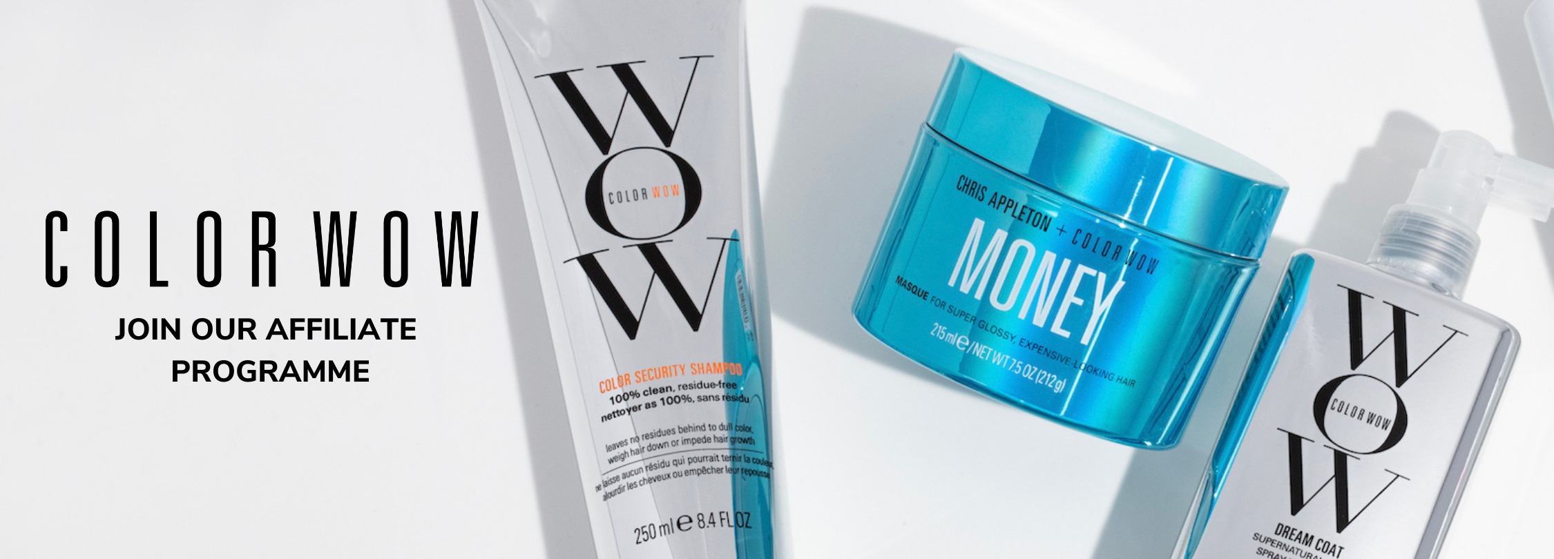 Join our Color Wow affiliate programme